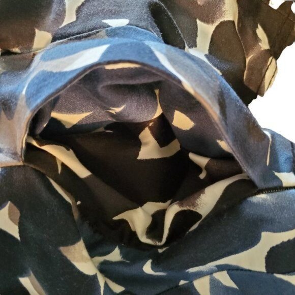 Anthropologie Maeve A-Line Pleated Midi Skirt Multicolor Watercolor Pockets Sz 4 - Picture 9 of 11